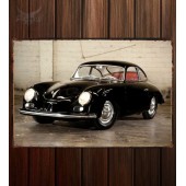 Металлическая табличка Porsche 356 Bent-Window Coupe by Reutter